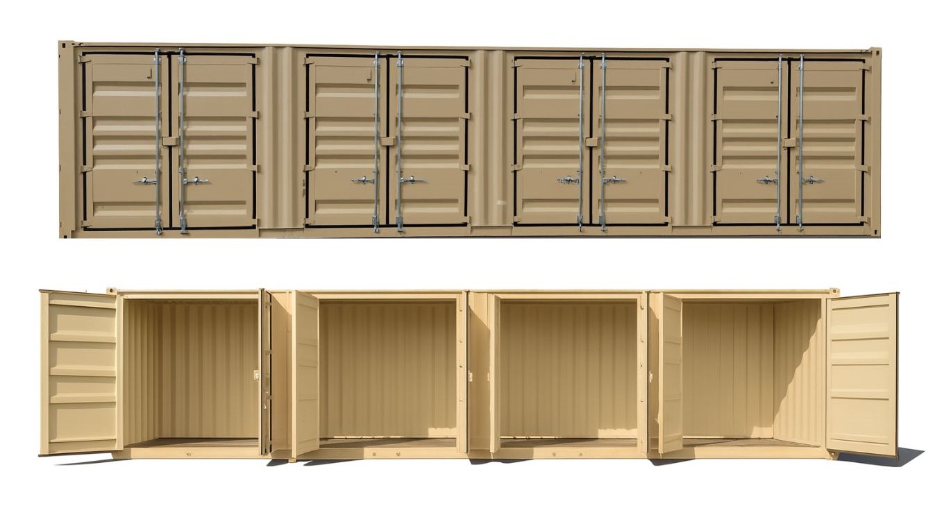 tan-40ft-side-door-container-with-white-background
