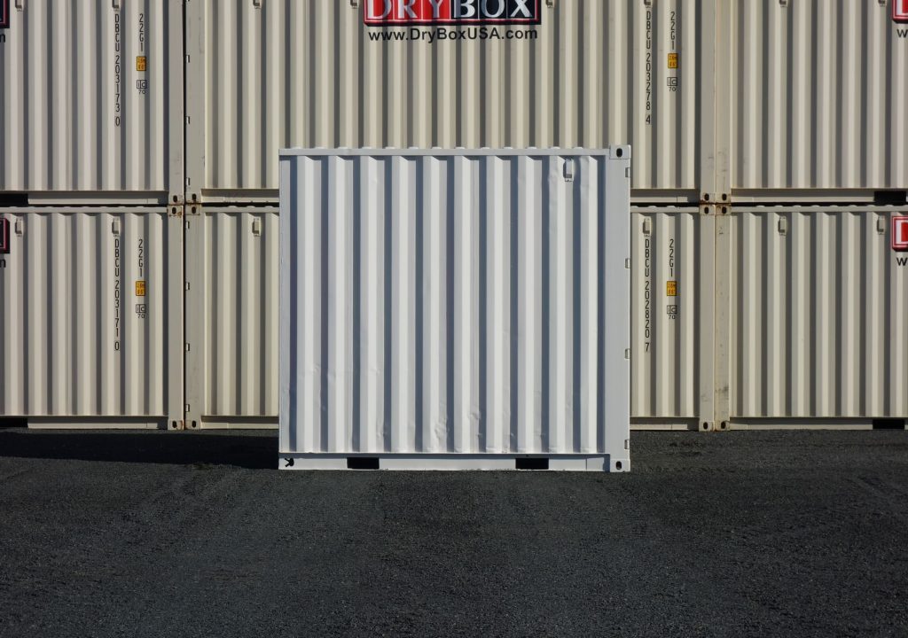 10 foot white shipping container