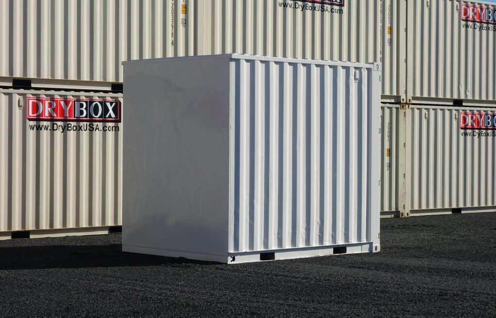 10 foot white shipping container