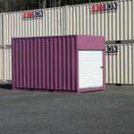 15 foot shipping container with a roll up door