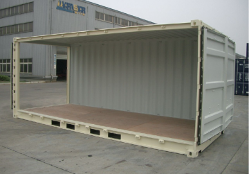 open shipping containers