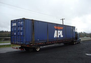 53 foot blue shipping container is the largest shipping container size
