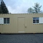 modified shipping container office