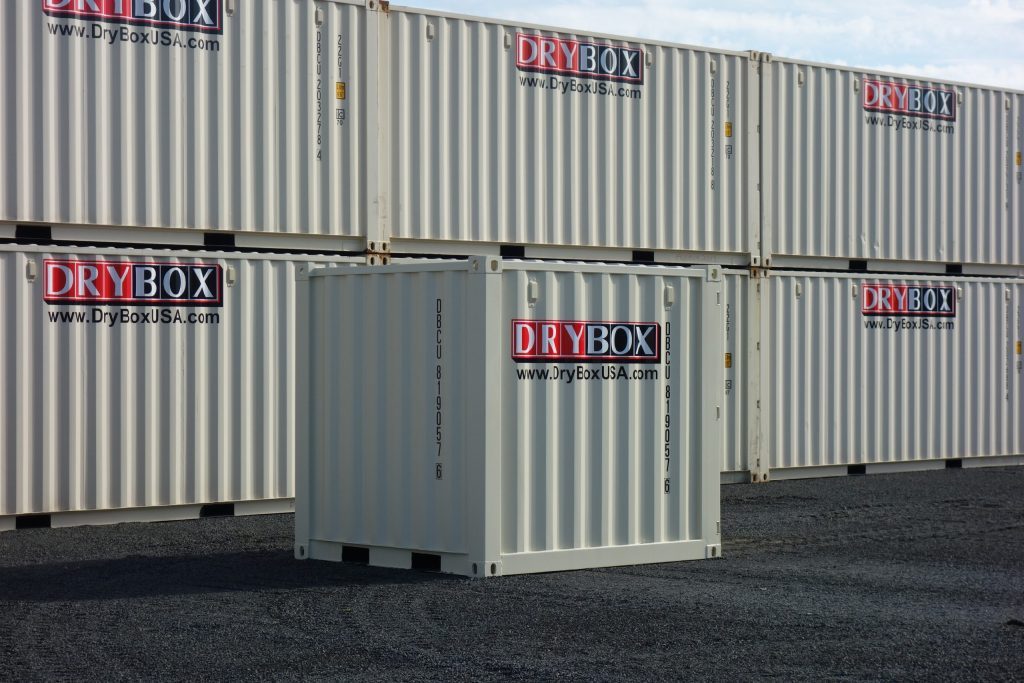 drybox stacked storage pod containers