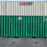 green drybox shipping container