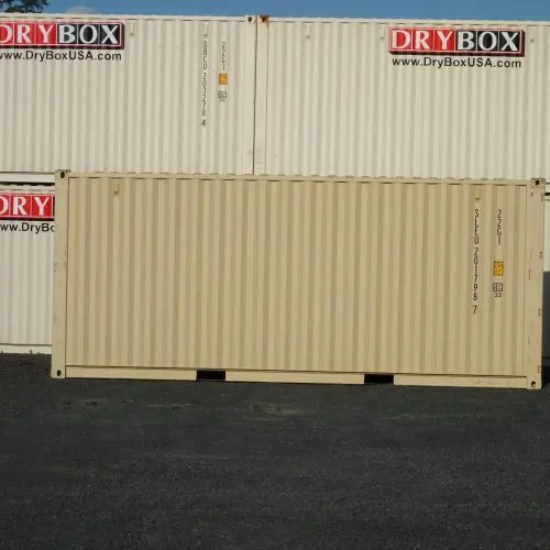 tan shipping container