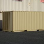 tan shipping container