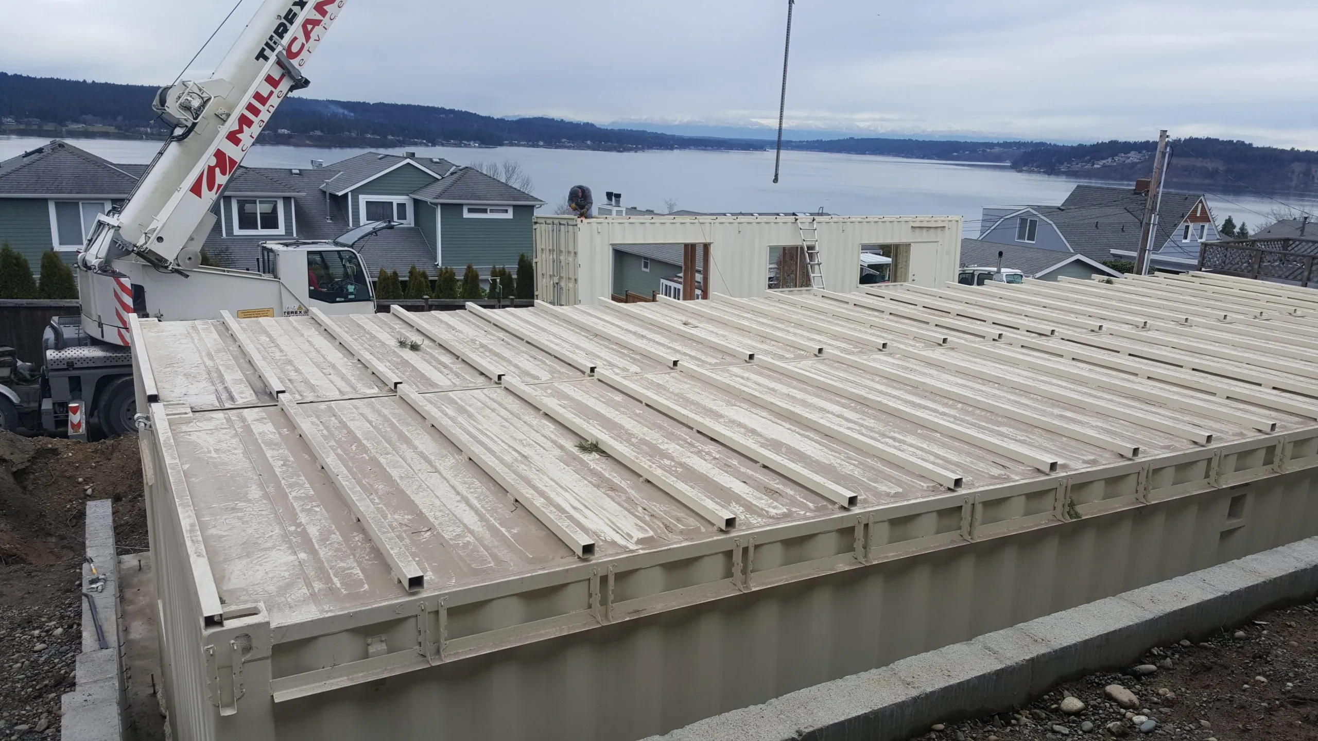 shipping container roof