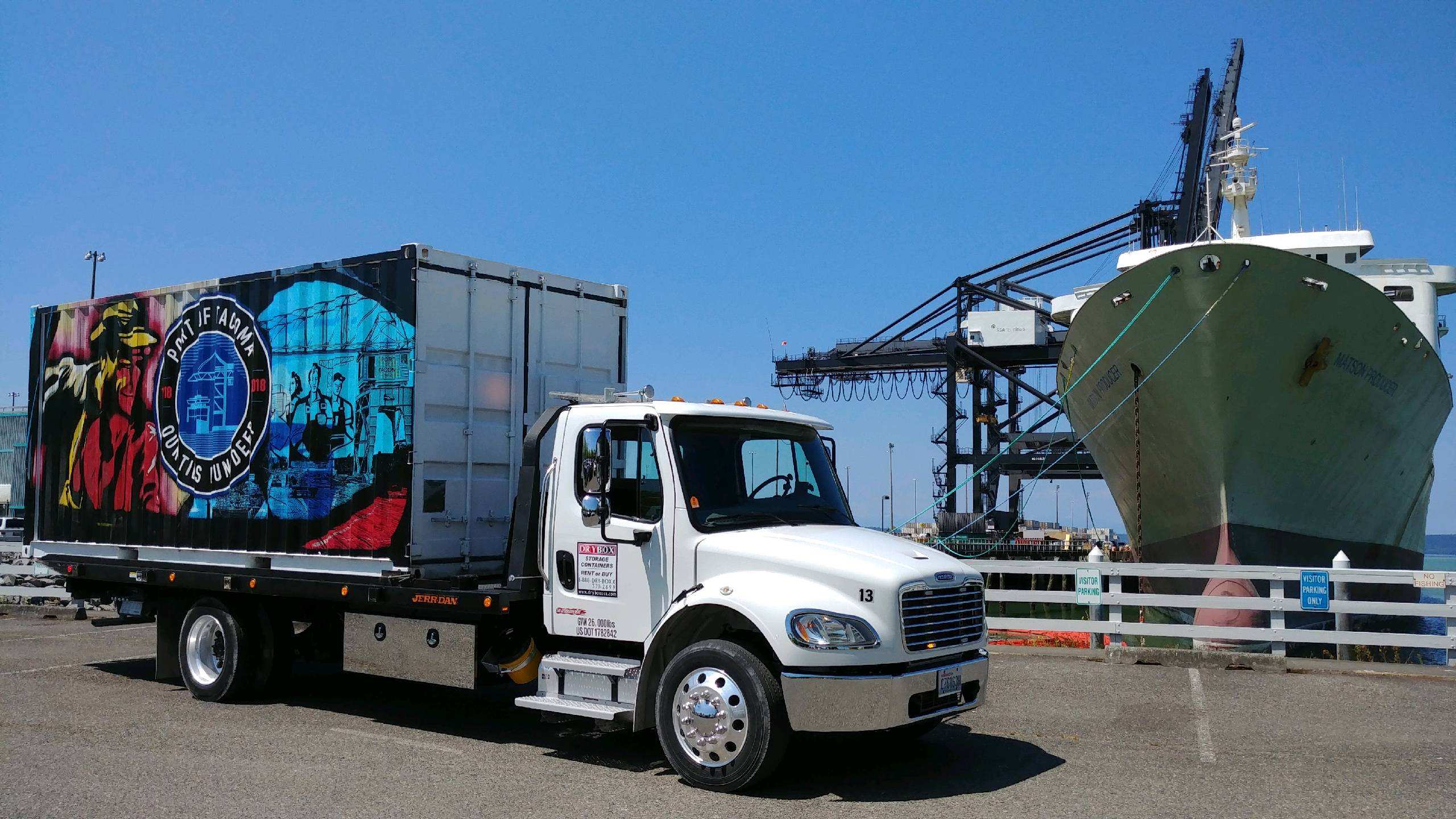 truck trailer shipping container
