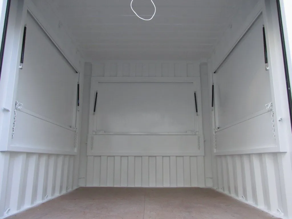 drybox shipping container turned into concession stand