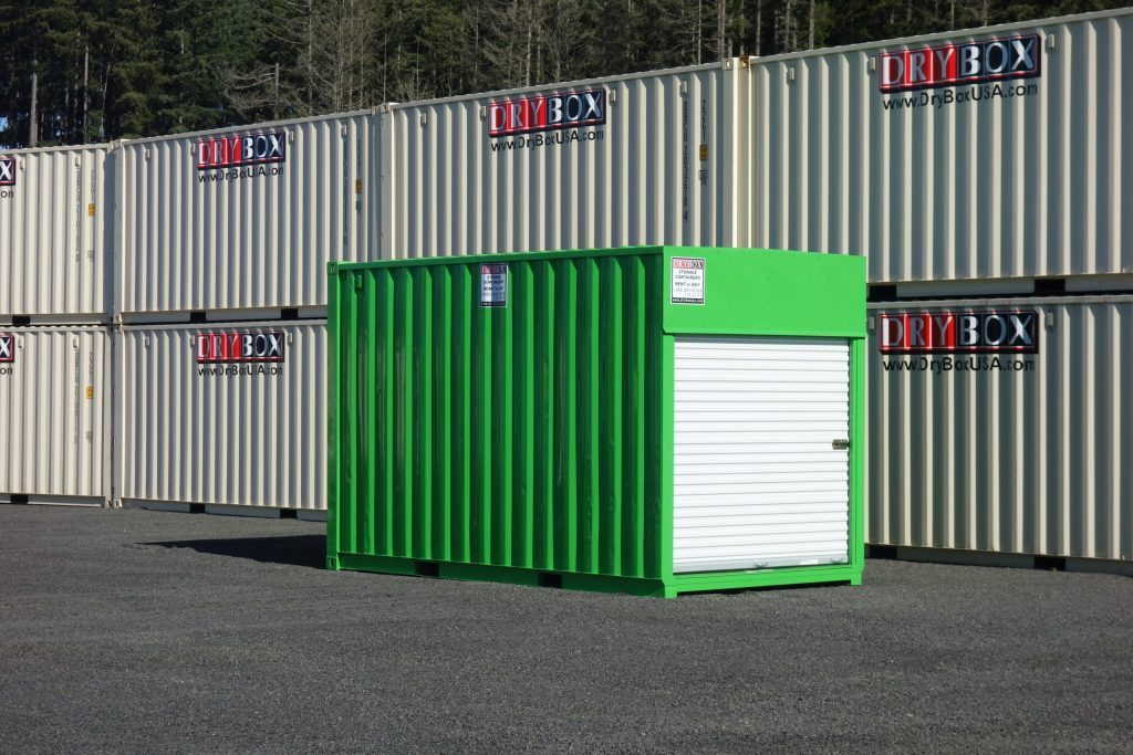 shipping container with roll up doors