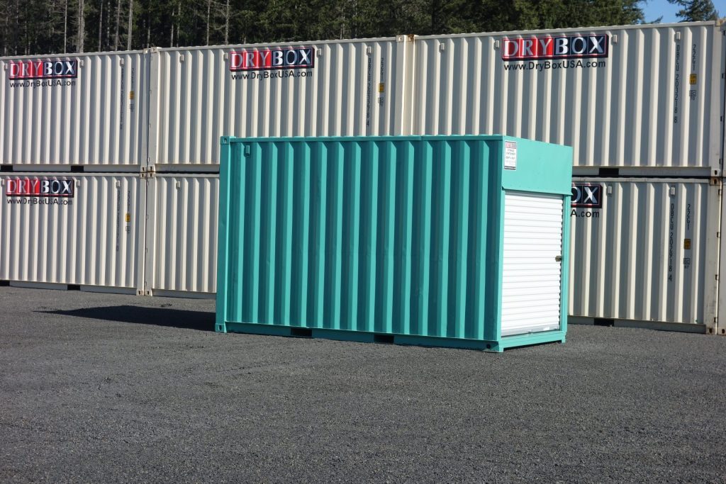shipping container with roll up doors