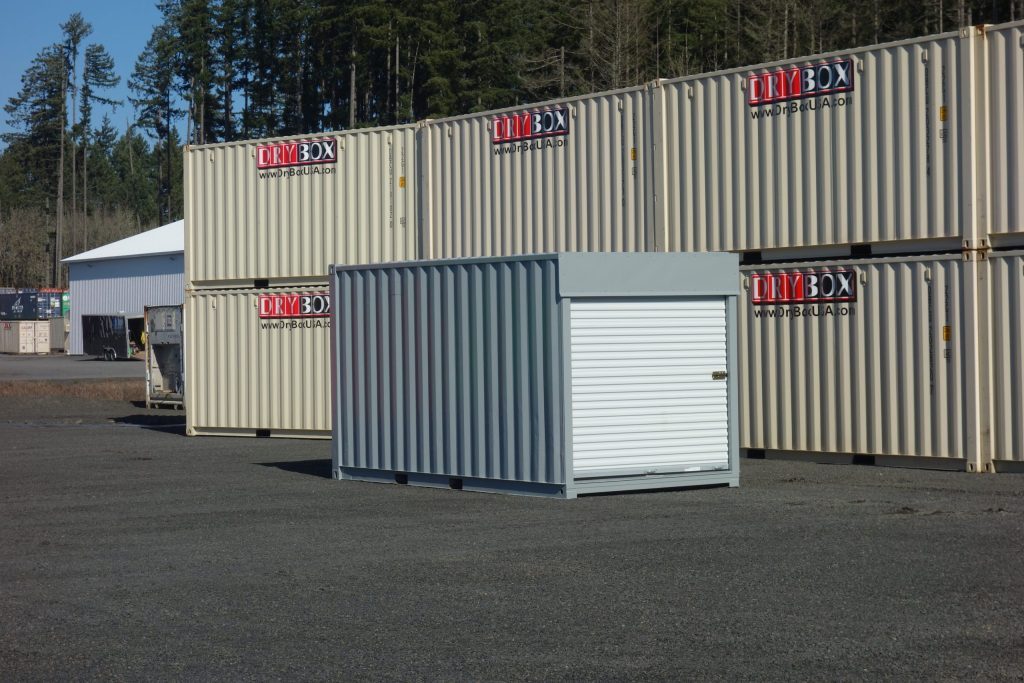 shipping container with roll up doors