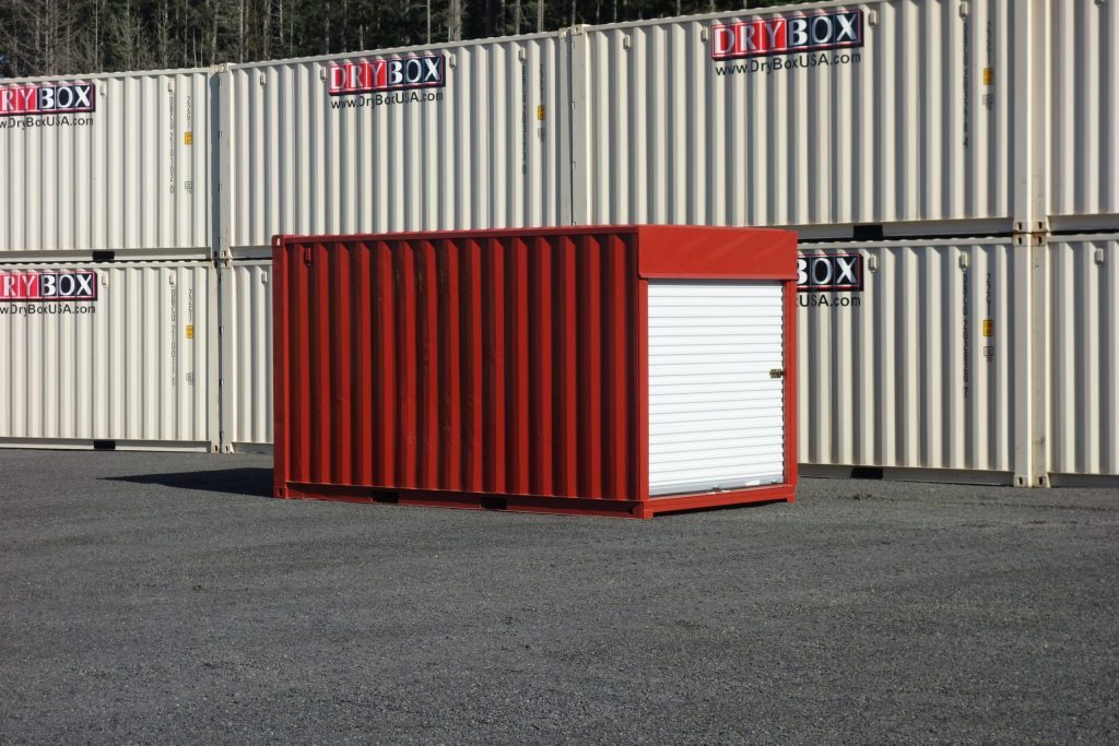 shipping container with roll up doors