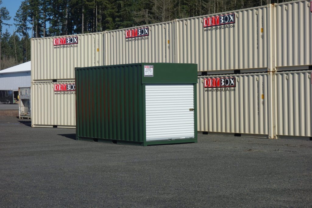 shipping container with roll up doors