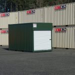 shipping container with roll up doors