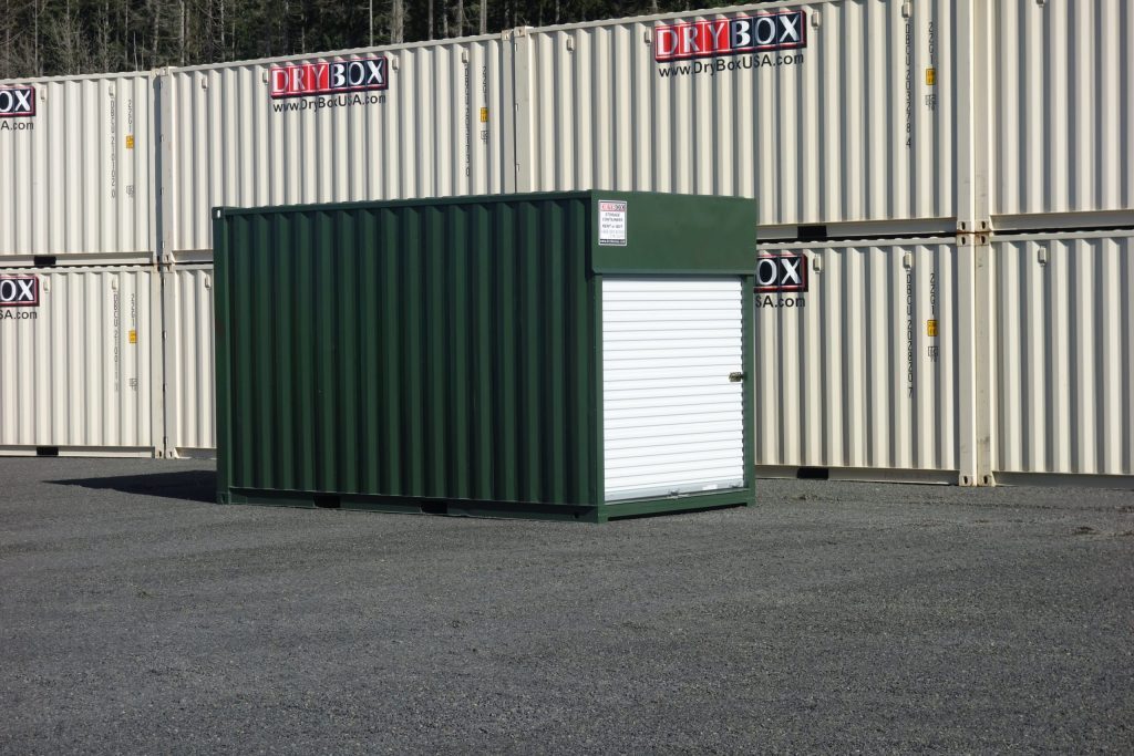 shipping container with roll up doors