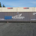 drybox stacked beige shipping containers