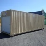 shipping container with roll up doors