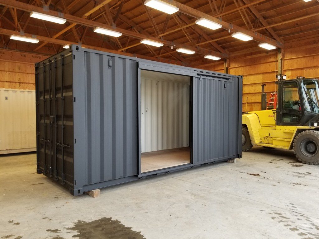 shipping container barn doors