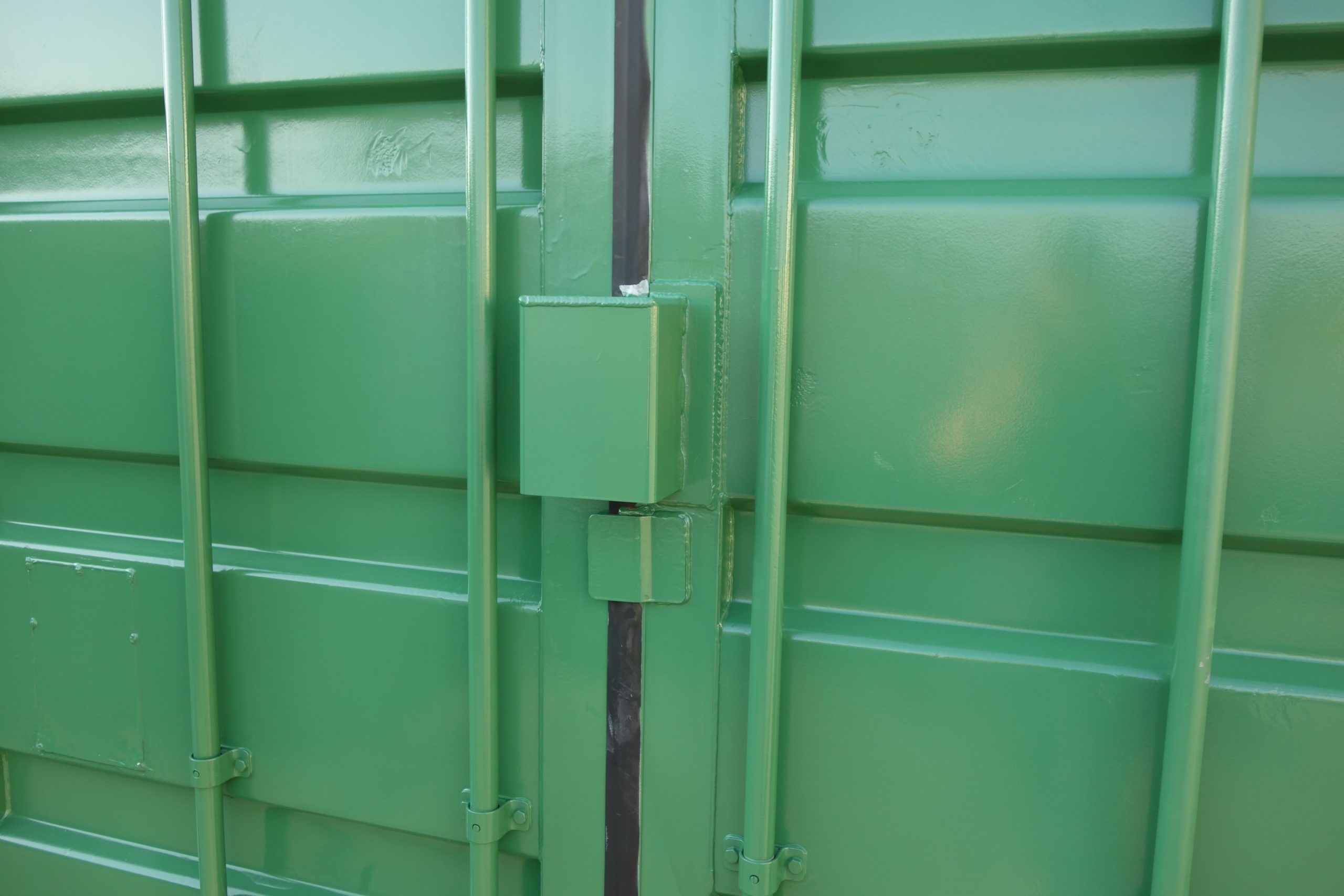 factory lock box in shipping container
