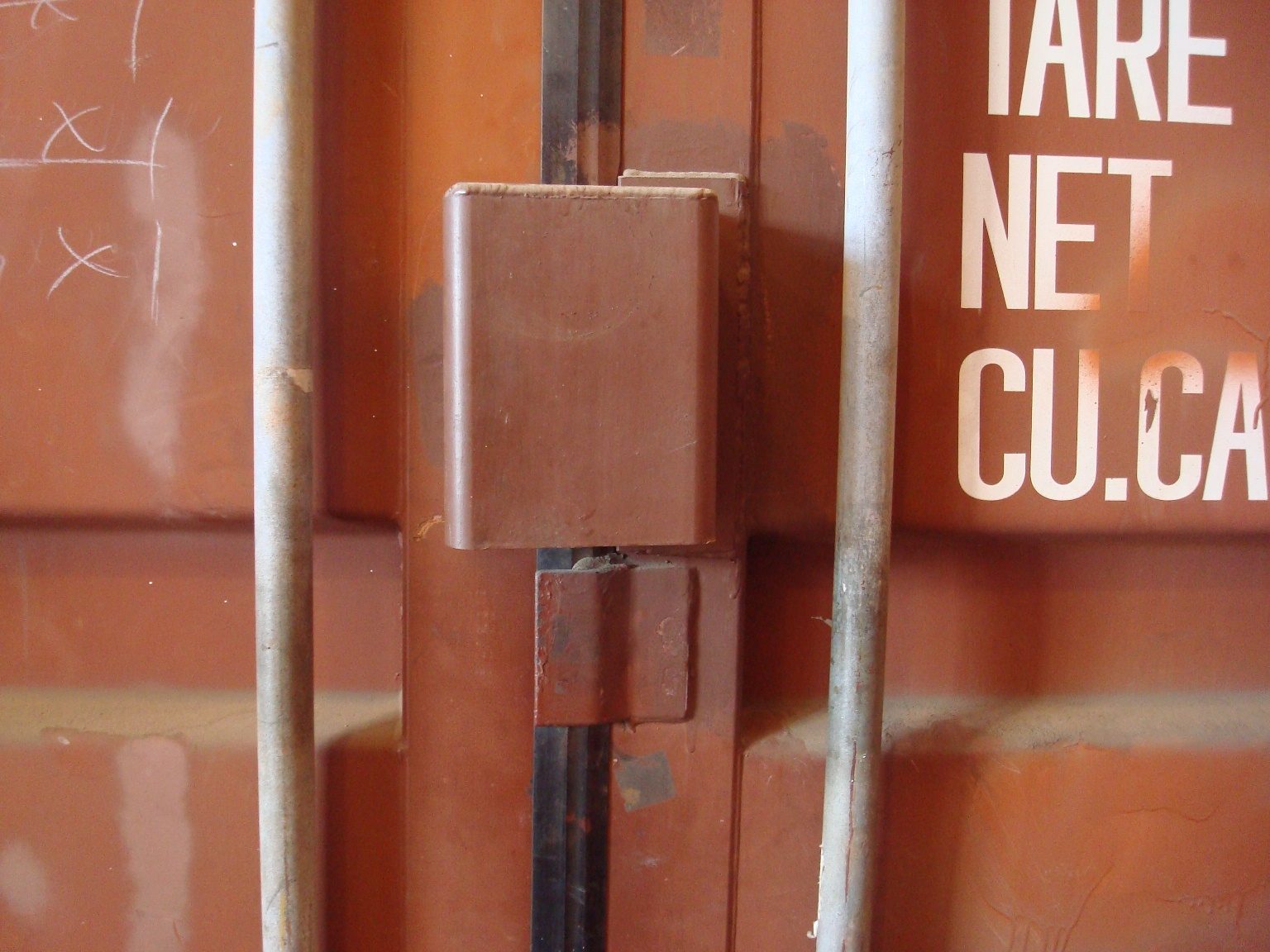 factory lock box in shipping container