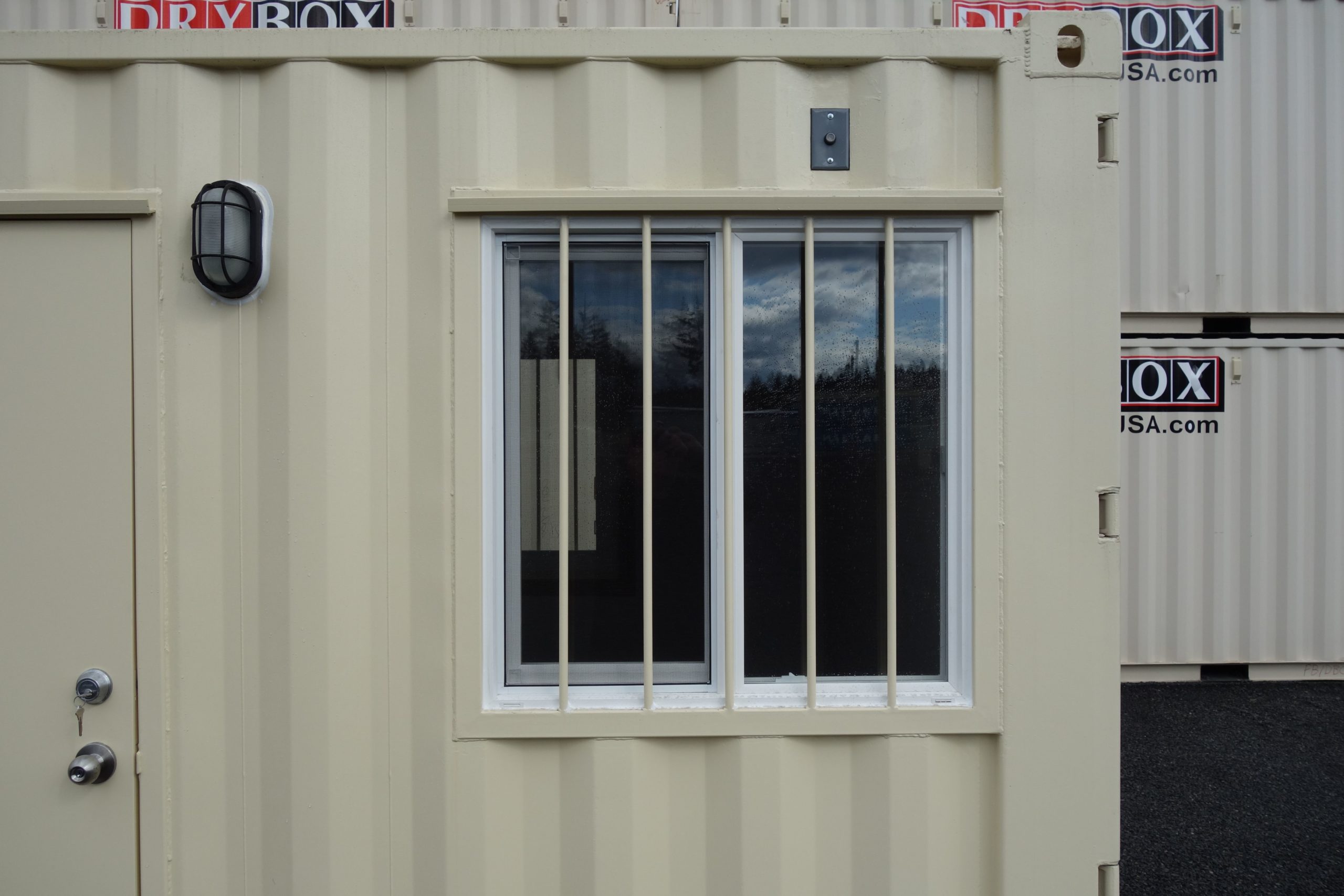 drybox shipping container windows