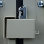 factory lock box in shipping container
