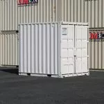 10ft Used Shipping Container 2 10 White Cutdown with Cargo Doors 2 scaled