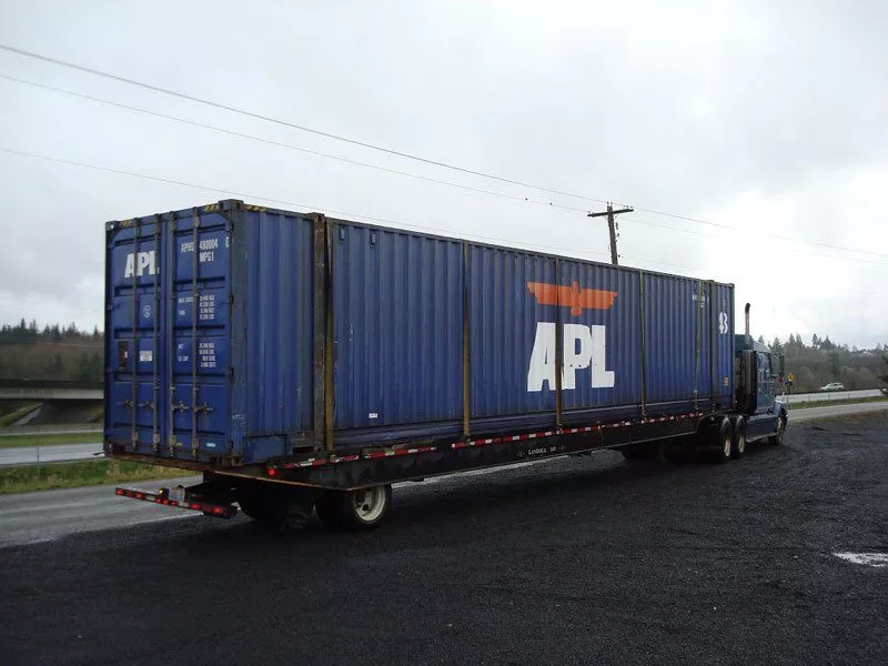 53ft Shipping Containers 1 53 foot blue shipping container