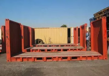 Flatrack Containers 3 flat track rentals for drybox
