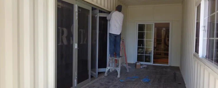 building shipping container