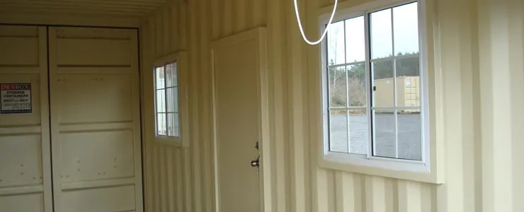 building shipping container