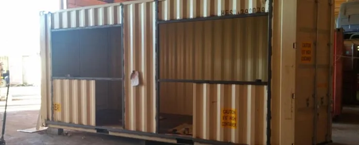 building shipping container