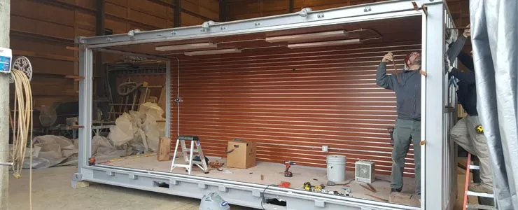 building shipping container