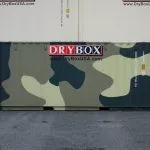 camo drybox shipping container