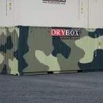 camo drybox shipping container