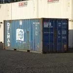 20ft Used Shipping Container : WWT 2 blue shipping container
