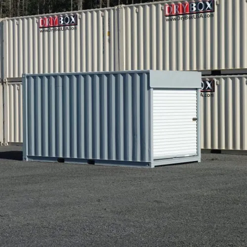 shipping container with roll up doors