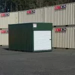 shipping container with roll up doors