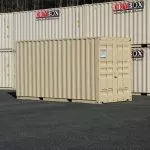 shipping container with roll up doors