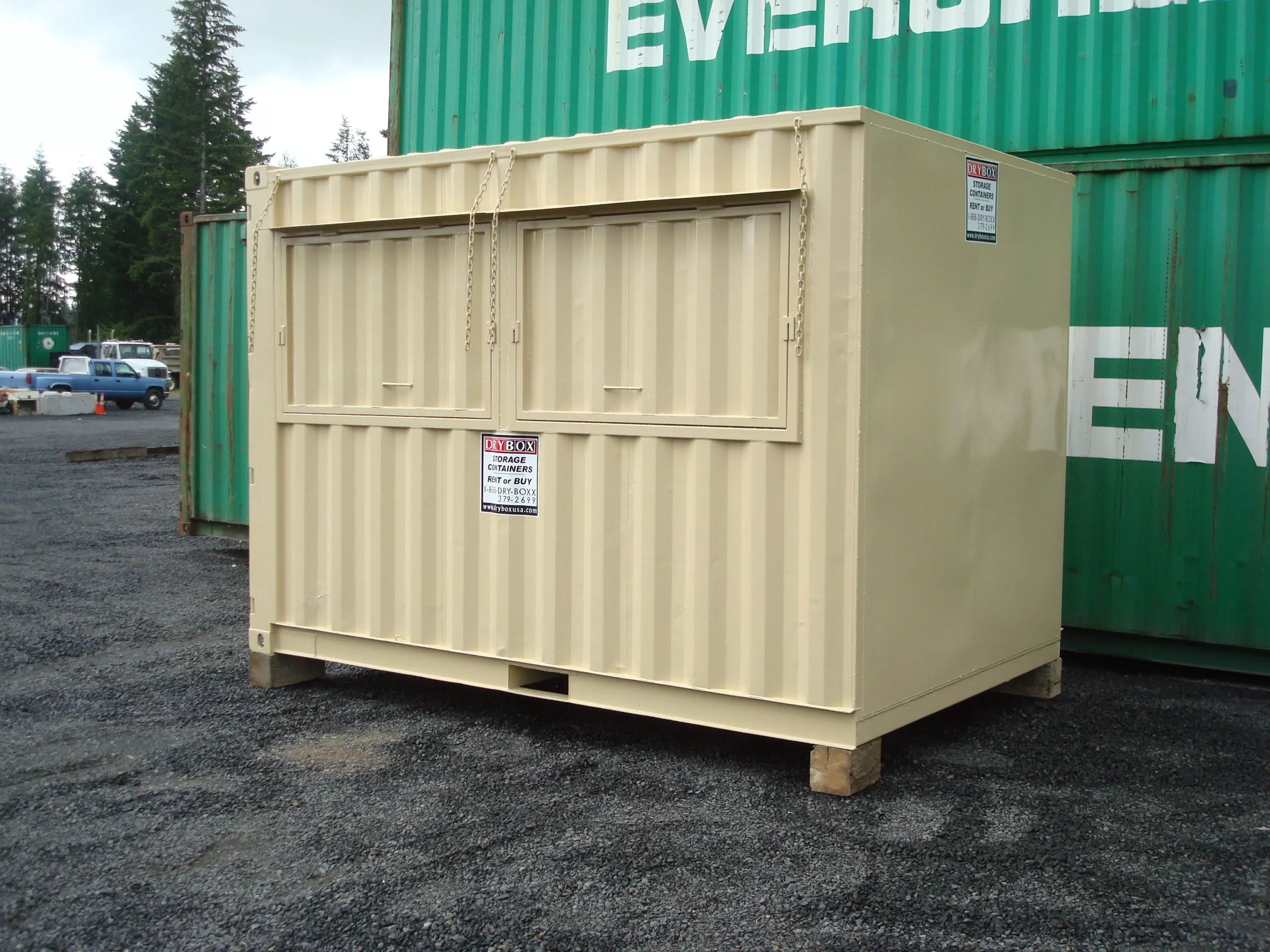 shipping container from drybox
