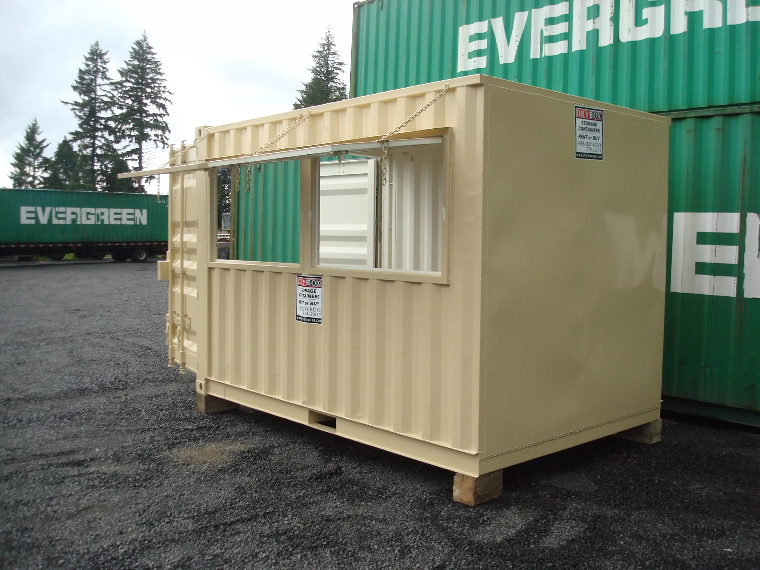 shipping container from drybox