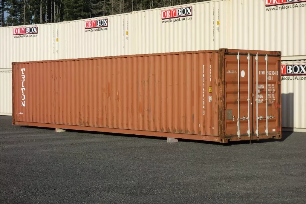 drybox brown shipping container