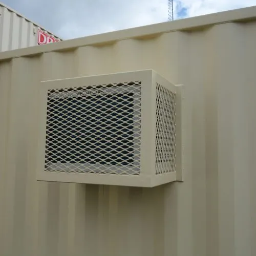 shipping container with air conditioning