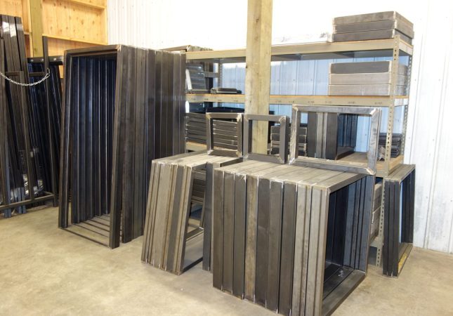 shipping container window frame