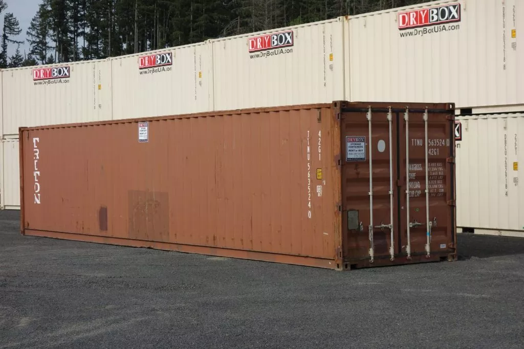 drybox brown shipping container
