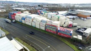 tacoma shipping container yard drybox