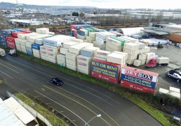 tacoma shipping container yard drybox