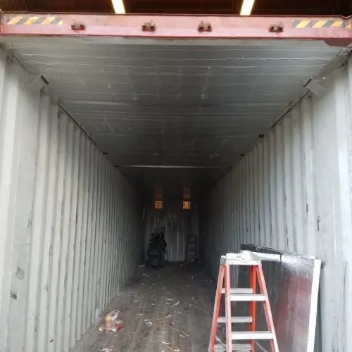 interior insulation for shipping containers